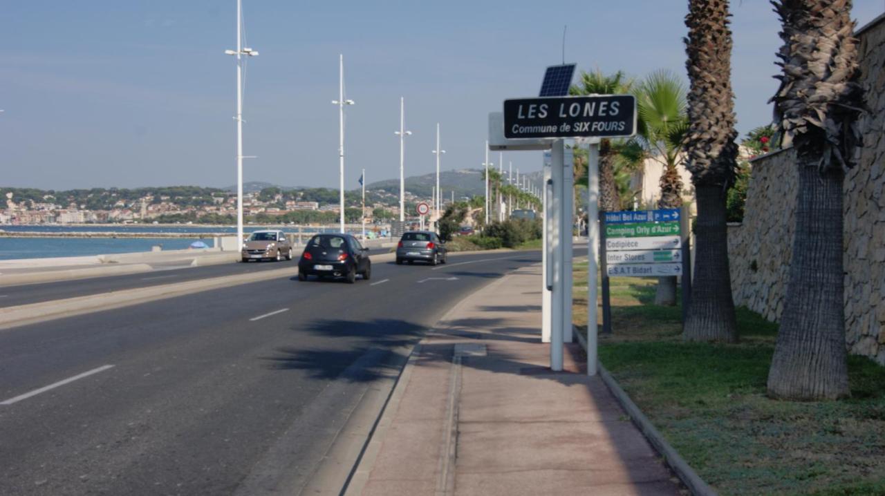 studio 150 m de la mer Six-Fours-les-Plages Eksteriør bilde